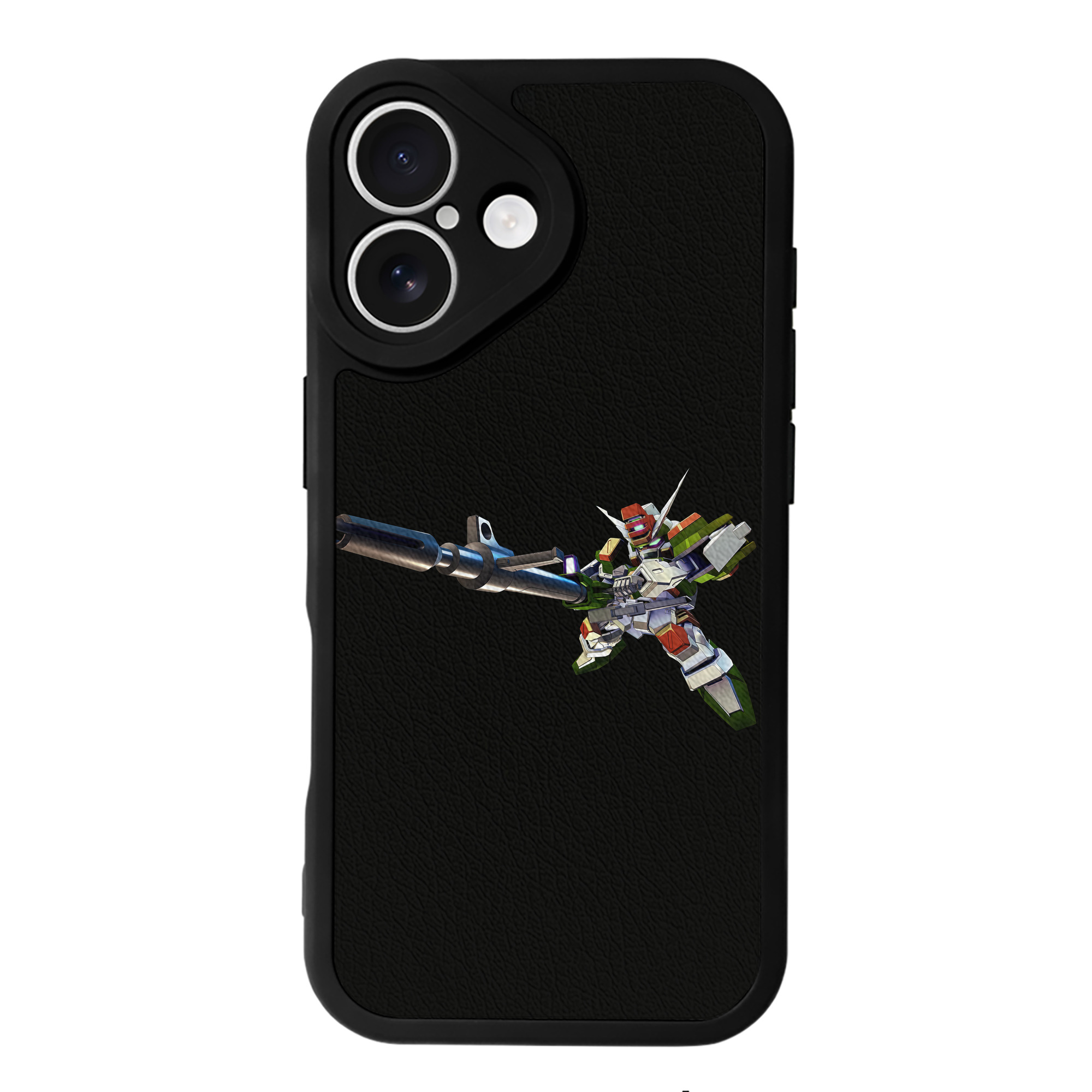 （画像用） 機動戦士ガンダム Mobile Suit Gundam 【iPhone 16シリーズ対応】シリコンスマホケース（レザー調） 材質：シリコン